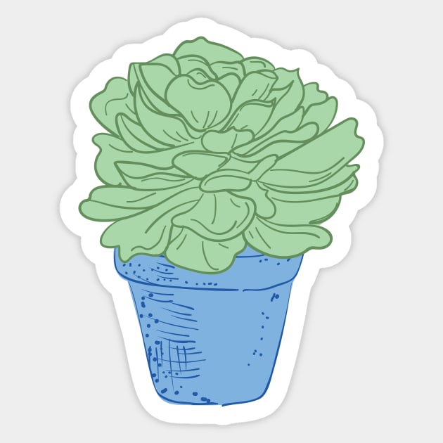 Cactus Doodle Sticker by SWON Design